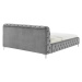 LuxD Designová postel Rococo 180 x 200 cm šedý samet