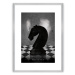 Dekoria Plakát Chess III, 30 x 40 cm, Ramka: Srebrna