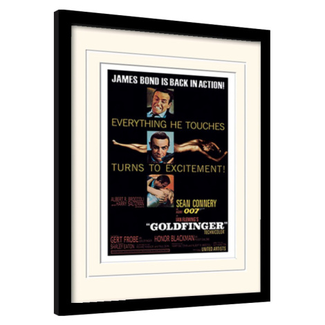 Obraz na zeď - James Bond - Goldfingers Excitement, 34.3x44.5 cm Pyramid