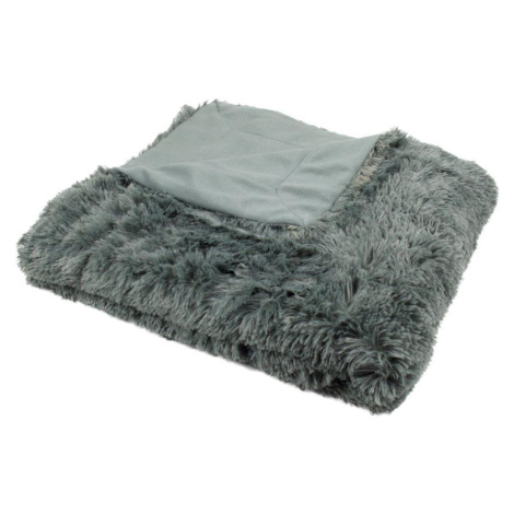 Kvalitex Luxusní deka s dlouhým vlasem 150x200cm TMAVĚ ŠEDÁ Universal