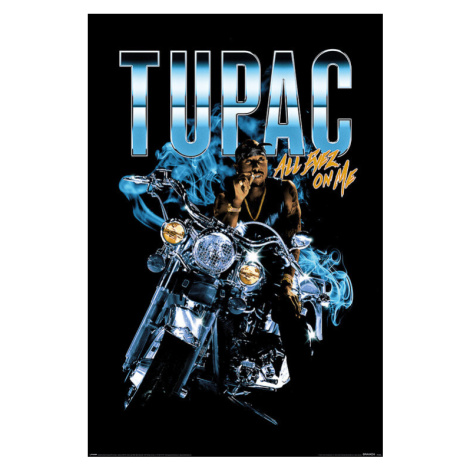Plakát, Obraz - Tupac Shakur - All Eyez Motorcycle, (61 x 91.5 cm) Pyramid