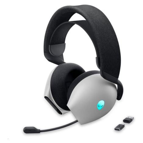 DELL Alienware Dual Mode Wireless Gaming Headset - AW720H (Lunar Light)