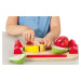 Dřevěný podnos s ovocem Chopping Board Fruits Eichhorn 12 dílů od 24 měsíců