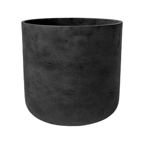 Pottery Pots Květináč Charlie Black Washed XL - průměr 32 cm / V 31 cm