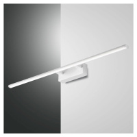 Fabas Luce LED nástěnné světlo Nala, bílé, šířka 75 cm