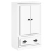 vidaXL Skříň highboard bílá 60 x 35,5 x 103,5 kompozitní dřevo