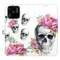 iSaprio flip pouzdro Crazy Skull pro Xiaomi Redmi 10C