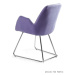 Meble PL Designová stolička Catherine modrá