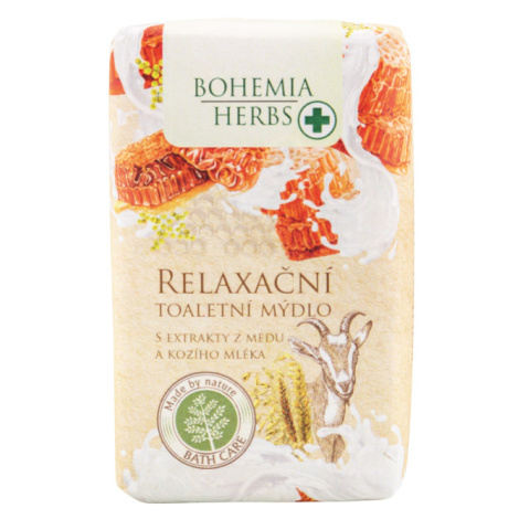 Bohemia Herbs toaletní mýdlo med a kozí mléko 100 g Bohemia Gifts & Cosmetics