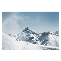 Umělecká fotografie backcountry skiing, Andre Schoenherr, (40 x 26.7 cm)