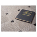 Devos koberce Kusový koberec FLOORLUX Silver/Black 20079 – na ven i na doma - 60x110 cm