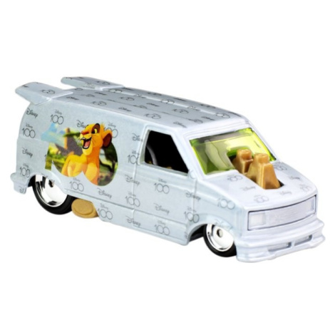 Mattel hot wheels premium disney 100 let lví král 1985 chevy astro van
