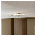 Lucande Lucande Tival LED stropní svítidlo, dlouhé, nikl
