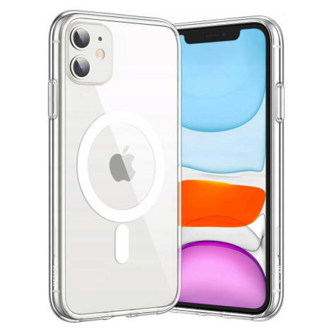 Pouzdro Pro Iphone 11 Magsafe Magnetic Zesílené Anti Shock Clear Case Kryt