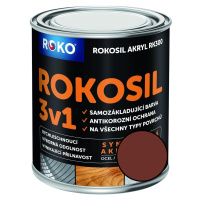 Barva samozákladující Rokosil akryl 3v1 RK 300 8440 červenohnědá, 0,6 l