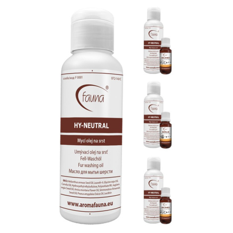 Aromafauna Mycí olej na srst HY-Neutral + Směs éterických olejů Repelin 100 ml + 10 ml