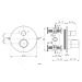 IDEAL STANDARD CeraTherm Termostatická vanová baterie pod omítku, černá A5814XG