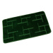 Koupelnový kobereček TERAMO lahvově zelený