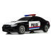 mamido  Auto na dálkové ovládání Policie RC 1:18 RC