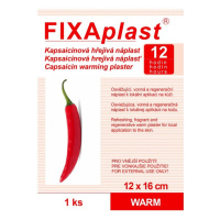 FIXAplast Hřejivá kapsaicinová náplast Warm 12x16cm 1ks