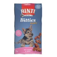 Rinti Dog Extra Bits Puppy pochoutka kuře kachna 75g