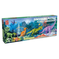 Metrové puzzle svítící Dinosauři HAPE