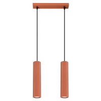 Závěsné svítidlo v cihlové barvě Gleam – Nice Lamps