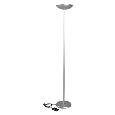 MAUL Halogenová stojací lampa, 120 W, stmívatelné provedení, stříbrná
