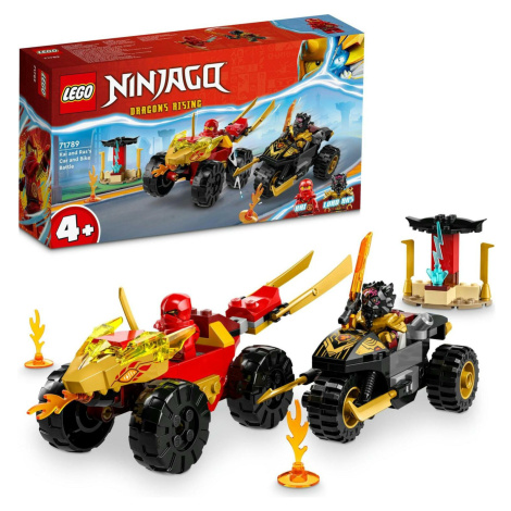 LEGO® NINJAGO® 71789 Kai a Ras v souboji auta s motorkou
