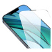 Baseus Tvrzené sklo Corning Baseus pro iPhone 13/13 Pro/14 se zabudovaným prachovým filtrem
