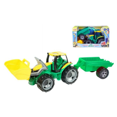 Lena Traktor se lžící 60cm a přívěsem 45cm plast v krabici