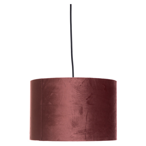 Moderní závěsná lampa růžová se zlatem 30 cm - Rosalina FISCHER & HONSEL