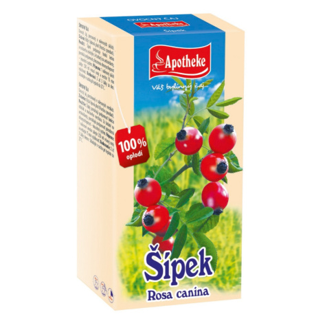 Apotheke Šípkový čaj nálevové sáčky 20x2,5 g