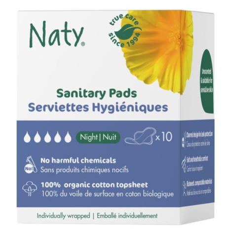 Naty Dámské ECO vložky - noční 10 ks