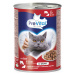 PreVital vlhké krmivo pro dospělé kočky - hovězí maso a játra v omáčce 12 x 415 g
