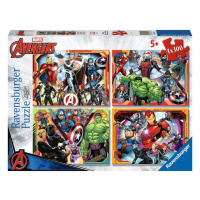Ravensburger 07079 puzzle marvel avengers 4 x 100 dílků