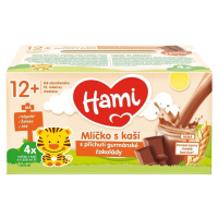 HAMI Mlíčko s kaší s příchutí čokoláda 12m+ 4 x 250 ml