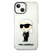 Karl Lagerfeld IML Ikonik NFT kryt iPhone 14 Plus čirý
