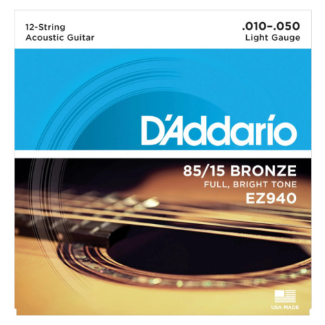 D'Addario EZ940 80/15 Bronze Light - .010 - .050