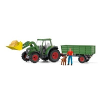 Schleich 42608 Traktor s přívěsem