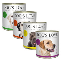 Dog's Love 24× 800 g, variace chutí