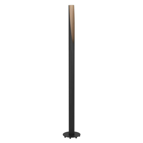 Eglo Eglo 900877 - LED Stojací lampa BARBOTTO 1xGU10/4,5W/230V černá/hnědá