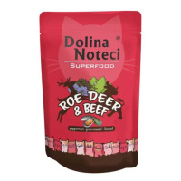 Dolina Noteci SUPERFOOD 85g srnčí a hovězí maso pro kočky 80% masa