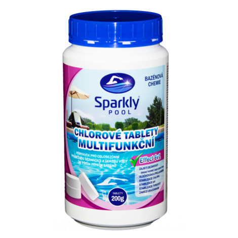 SparklyPool Sparkly POOL Multifunkční 6v1 tablety 200g 1 kg