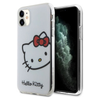 Hello Kitty IML Head Logo Kryt iPhone 11 bílý