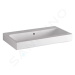 Geberit 124078000 - Umyvadlo 750x485 mm, bez otvoru pro baterii, s přepadem, bílá