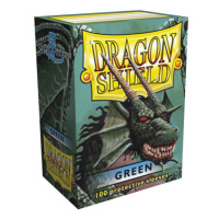 Obaly na karty Dragon Shield Protector - Green - 100ks