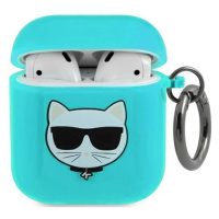 Karl Lagerfeld KLA2UCHFL AirPods cover blue Choupette (KLA2UCHFL)