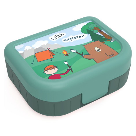 ROTHO Svačinový box 1L KIDS EXPLORER - zelený