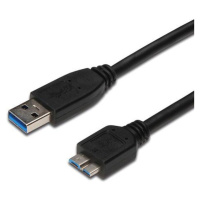 PremiumCord ku3ma1bk USB 3.0 A - Micro B, propojovací (M/M), 1m Černá